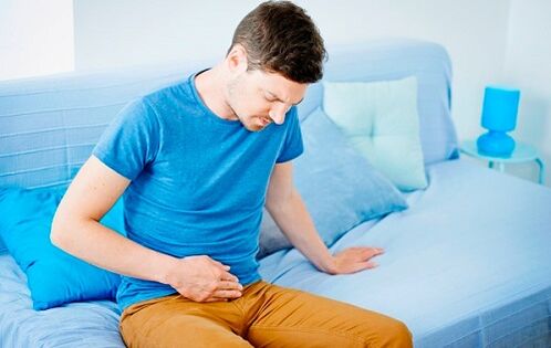 lower abdominal pain with prostatitis